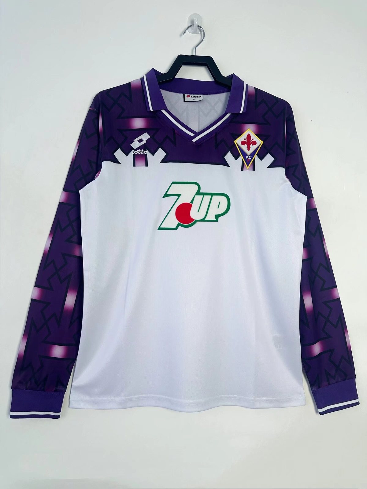 1992-93 Fiorentina Away Long Sleeve Retro Jersey 1