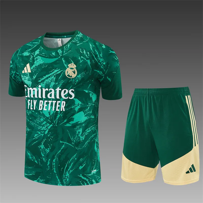 2026-27 Real Madrid Green Short-Sleeve Training Jersey 1