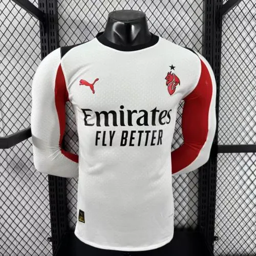 2025-26 AC Away Long Sleeve Jersey - Player Edition 1