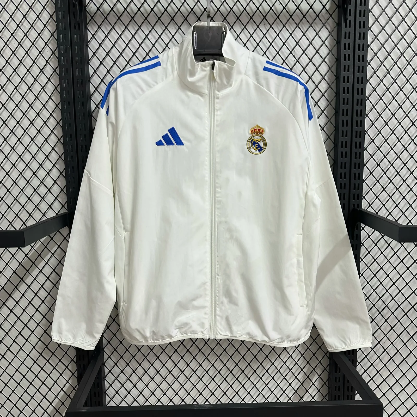 2025-26 Real Madrid Waterproof Training Windbreaker 1