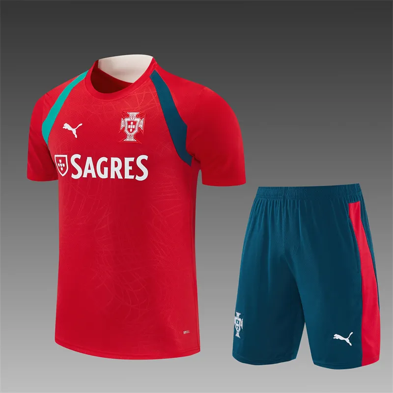 2026-27 Portugal Red Short-Sleeve Training Jersey 1