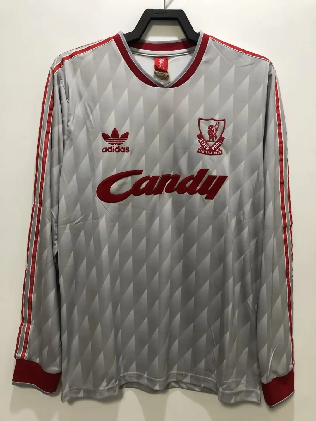 1989-91 Liverpool Away Long Sleeve Retro Jersey 1