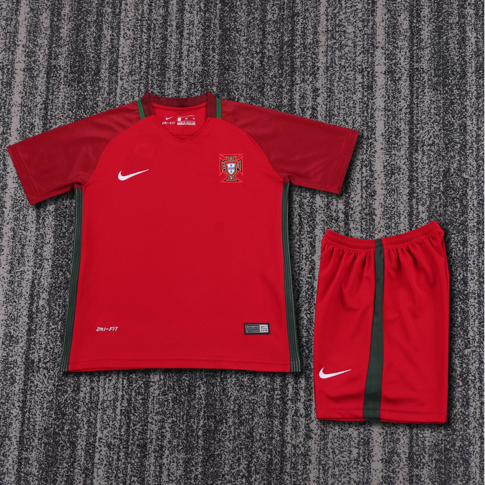 2016 Portugal Home Retro Jersey – Kids 1