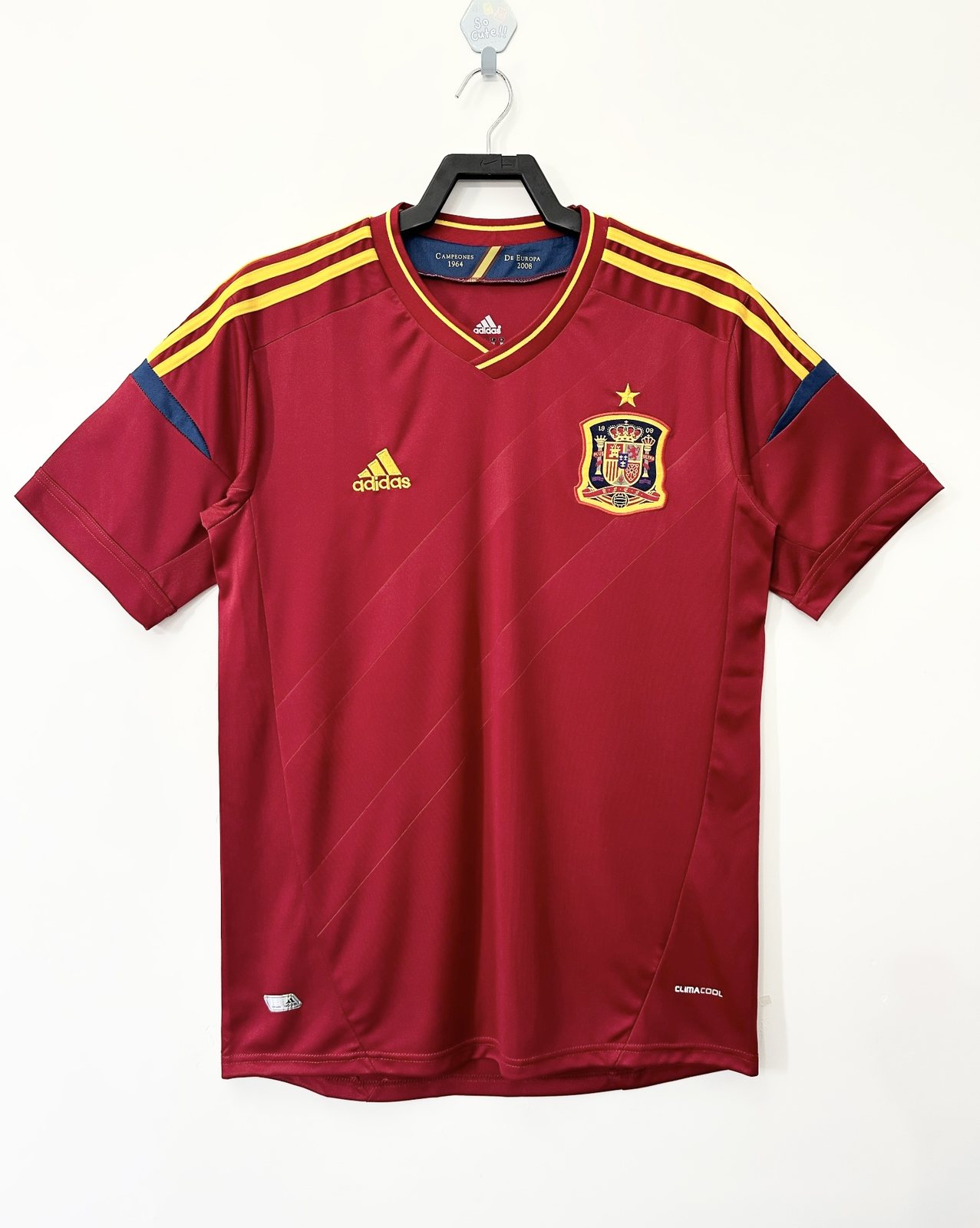 2012 Spain Home Retro Jersey 1