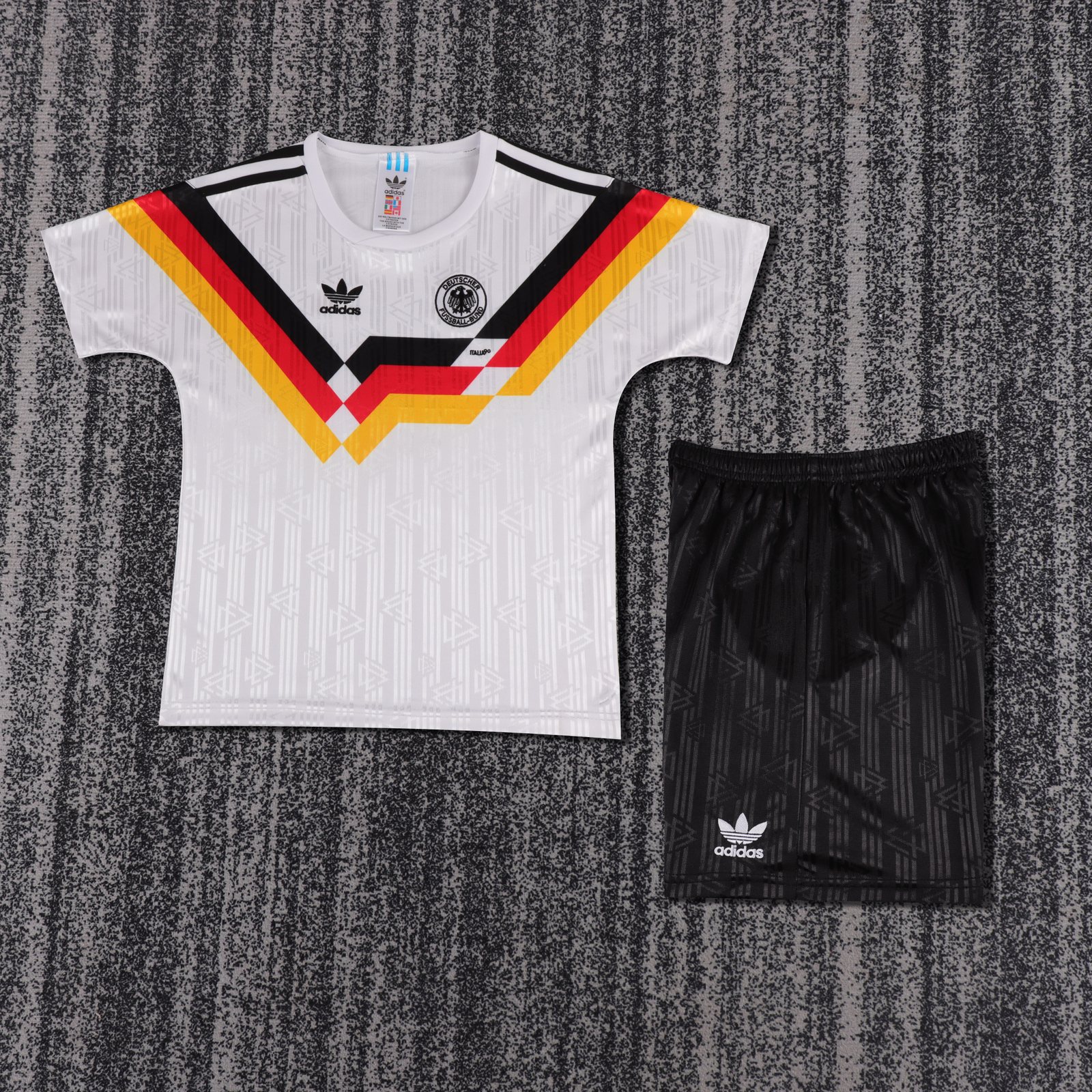 1990 Germany Home Retro Shirt - Kids Size 1