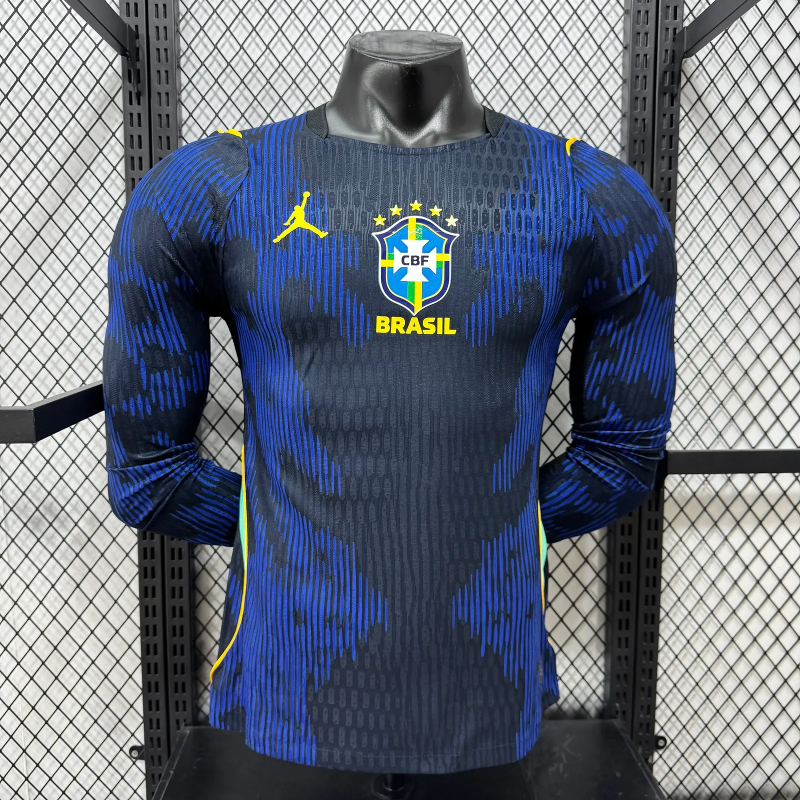 2026-27 Brazil Away Long-Sleeve Jersey - Player Version 1