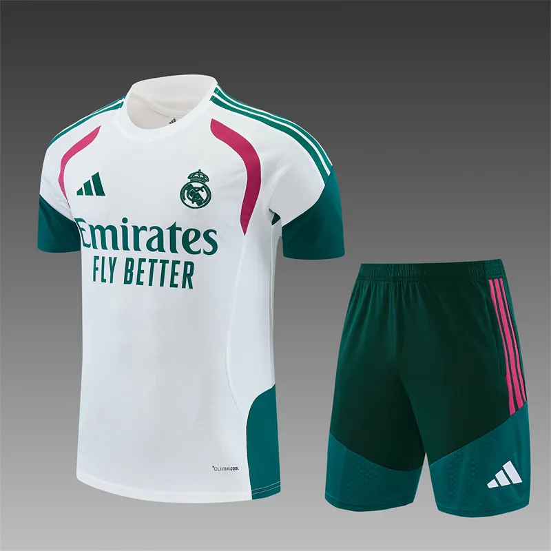 2026-27 Real Madrid White Training Jersey 1
