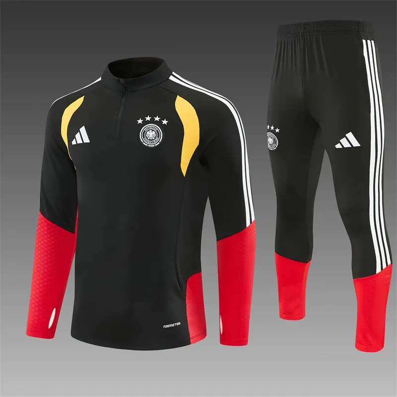 2026-27 Germany Black Half-Zip Training Jersey 1