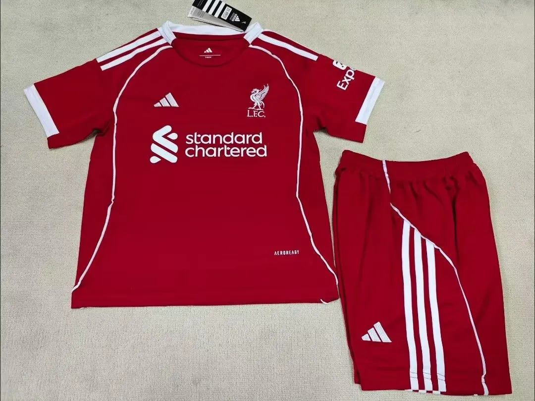 2025-26 Liverpool Home Shirt - Kids 1