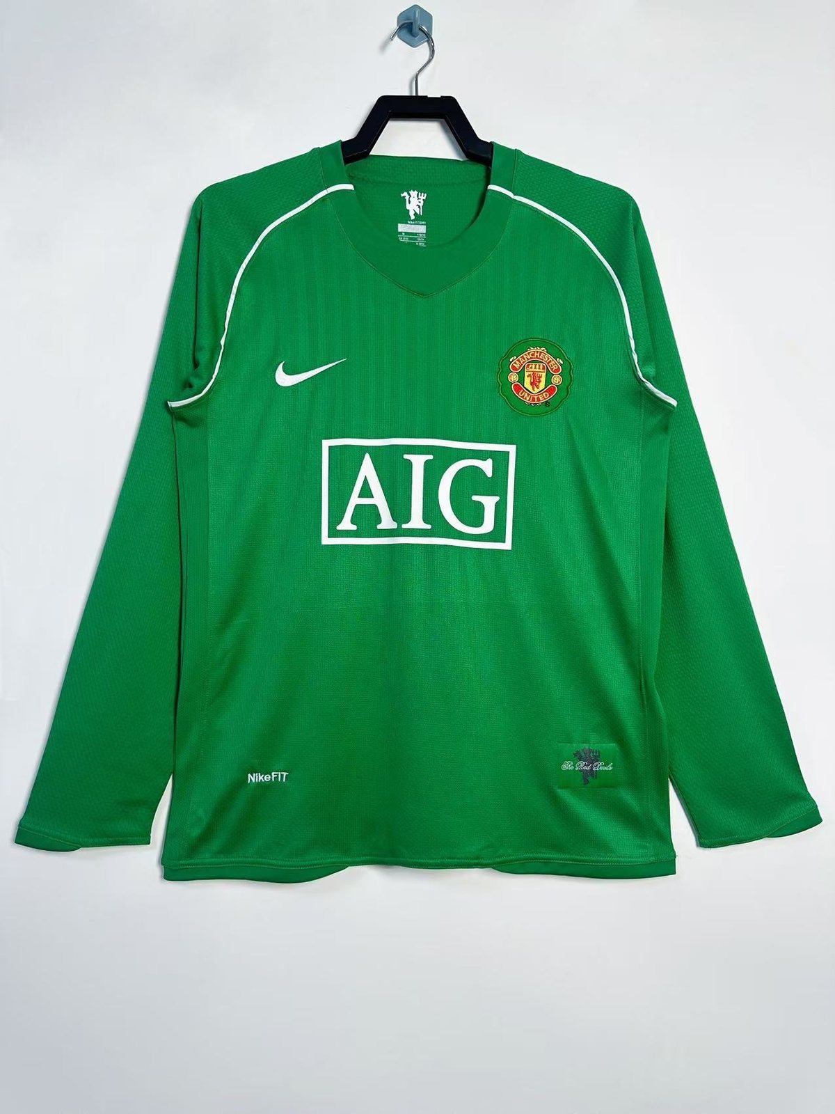 2007-08 Manchester United Goalkeeper Retro Long-Sleeve Jersey 1