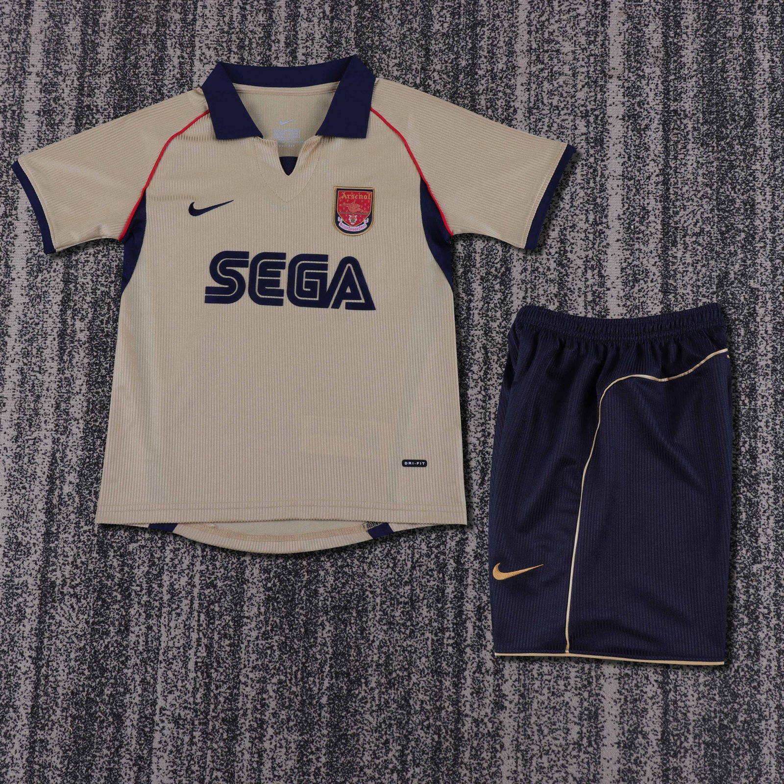 2001-02 Arsenal Away Retro Shirt - Kids Sizes 1
