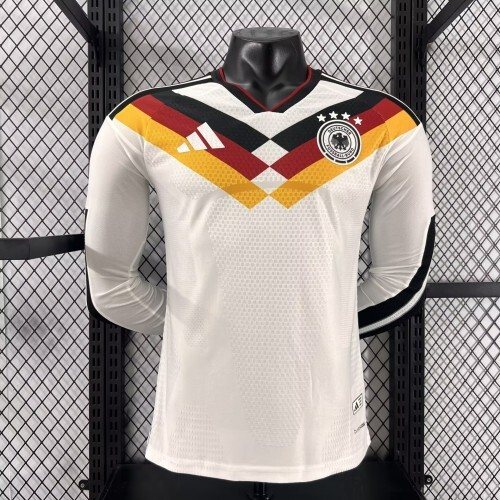 2026 Germany Home Long-Sleeve Jersey - Player Version 1